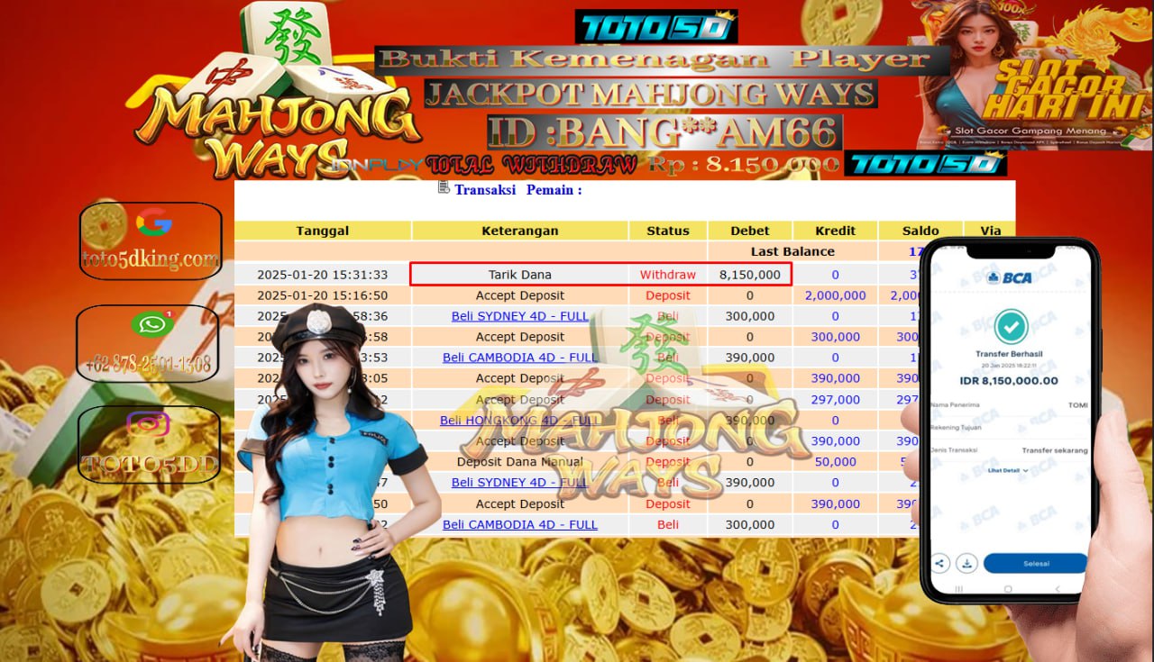 Prediksi Toto5d Situs Toto Togel Online